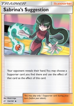 Sabrina's Suggestion - Team Up (Uncommon) [154]