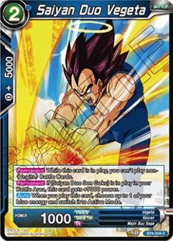 Saiyan Duo Vegeta - Destroyer Kings (Common) [034]