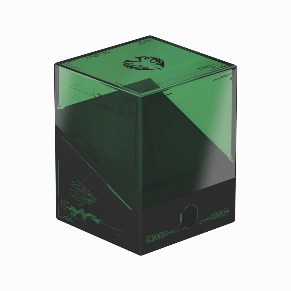 Ultimate Guard Boulder Deckbox Edge of Eternities grün – robuste Deckbox für 100+ gesleevte Sammelkarten