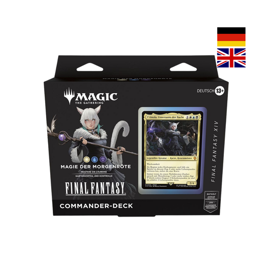 Magic The Gathering Final Fantasy Commander-Deck „Magie der Morgenröte“ –  Deck mit Y’shtola als legendäre Kreatur aus FFXIV.