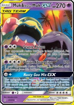 Muk & Alolan Muk GX - Unbroken Bonds (Ultra Rare) [UNB-61]