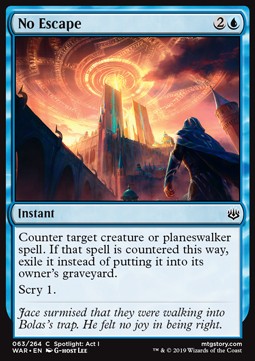 No Escape - War of the Spark (Common) [WAR-63]