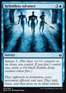 Relentless Advance - War of the Spark (Common) [WAR-64]