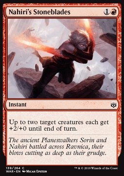 Nahiri's Stoneblades - War of the Spark (Common) [WAR-139]