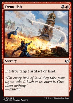 Demolish - War of the Spark (Common) [WAR-123]