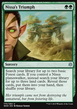 Nissa's Triumph - War of the Spark (Uncommon) [170]