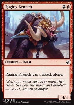Raging Kronch - War of the Spark (Common) [WAR-141]