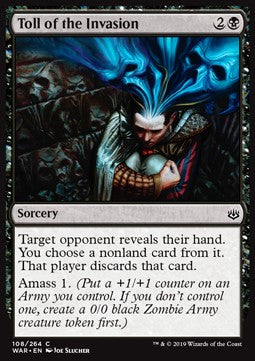 Toll of the Invasion - War of the Spark (Common) [108]