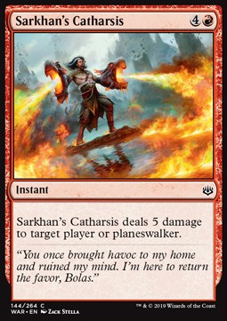 Sarkhan's Catharsis - War of the Spark (Common) [WAR-144]