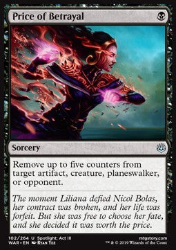 Price of Betrayal - War of the Spark (Uncommon) [102]