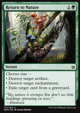 Return to Nature - War of the Spark (Common) [WAR-175]