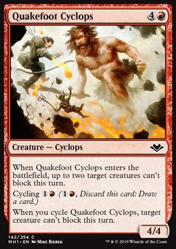 Quakefoot Cyclops - Modern Horizons (Common) [142]