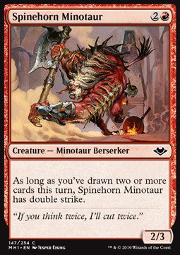 Spinehorn Minotaur - Modern Horizons (Common) [147]