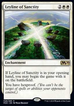 Leyline of Sanctity - Core 2020 (Rare) [M20-26]