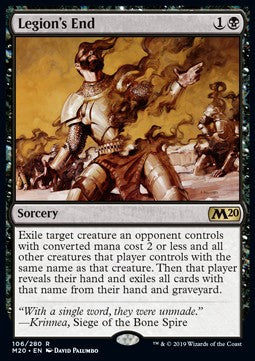 Legion's End - Core 2020 (Rare) [M20-106]