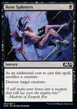 Bone Splinters - Core 2020 (Common) [M20-92]