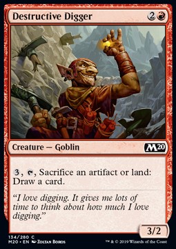 Destructive Digger - Core 2020 (Common) [M20-134]