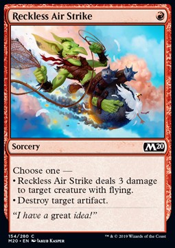 Reckless Air Strike - Core 2020 (Common) [M20-154]