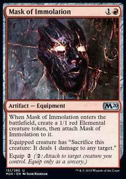 Mask of Immolation - Core 2020 (Uncommon) [M20-151]