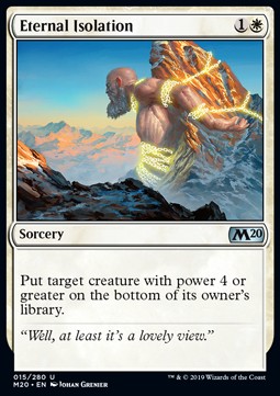 Eternal Isolation - Core 2020 (Uncommon) [M20-15]