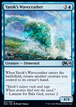 Yarok's Wavecrasher - Core 2020 (Uncommon) [M20-81]