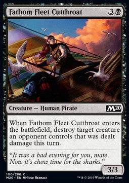 Fathom Fleet Cutthroat - Core 2020 (Common) [M20-100]