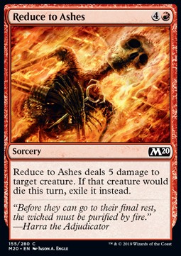 Reduce to Ashes - Core 2020 (Common) [M20-155]