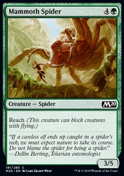 Mammoth Spider - Core 2020 (Common) [M20-181]