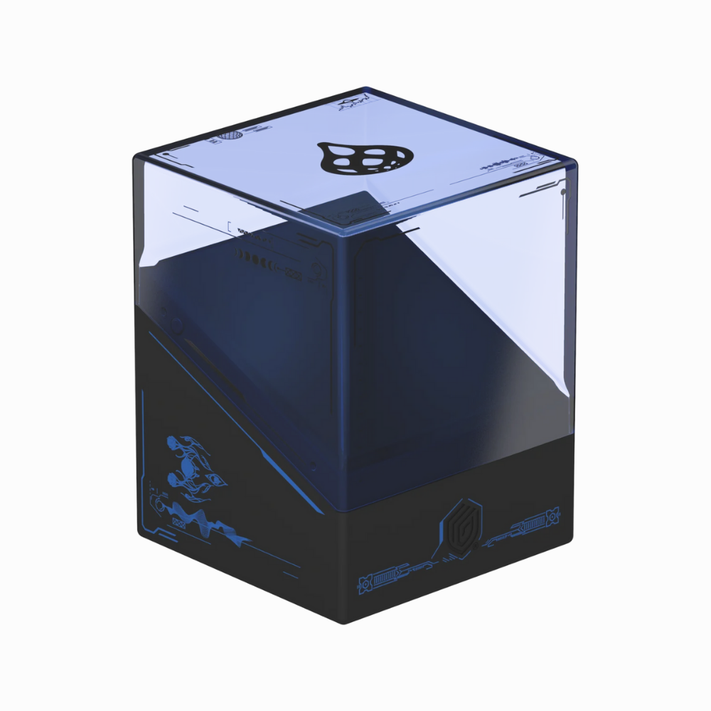 Ultimate Guard Boulder Deckbox Edge of Eternities blau – kompakte Deckbox für 100+ gesleevte Karten