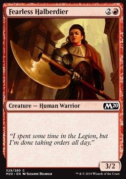 Fearless Halberdier - Core 2020: Extras (Common) [329]