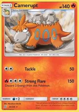 Camerupt - Unified Minds (Rare) [UNM-24]