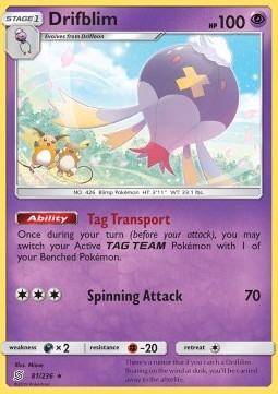 Drifblim - Unified Minds (Rare) [UNM-81]