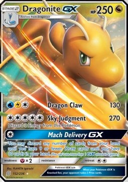 Dragonite GX - Unified Minds (Ultra Rare) [UNM-152]