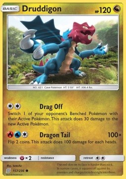 Druddigon - Unified Minds (Common) [157]