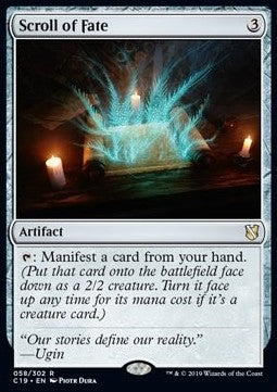 Scroll of Fate - Commander 2019 (Rare) [C19-58]