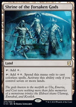 Shrine of the Forsaken Gods - Commander 2019 (Rare) [C19-273]
