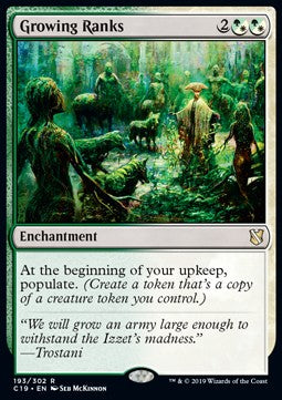 Growing Ranks - Commander 2019 (Rare) [C19-193]