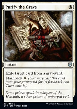 Purify the Grave - Commander 2019 (Uncommon) [C19-71]