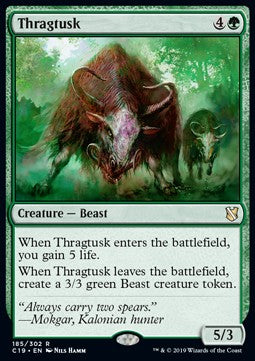 Thragtusk - Commander 2019 (Rare) [C19-185]