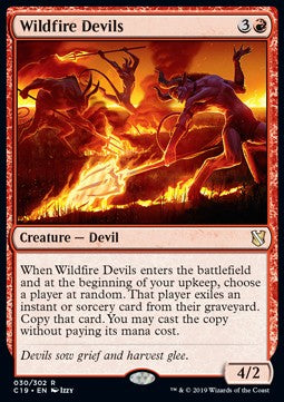 Wildfire Devils - Commander 2019 (Rare) [C19-30]