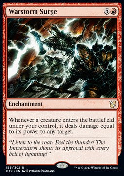 Warstorm Surge - Commander 2019 (Rare) [C19-155]