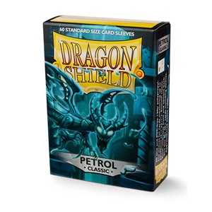 60 Dragon Shield Sleeves - Classic Petrol