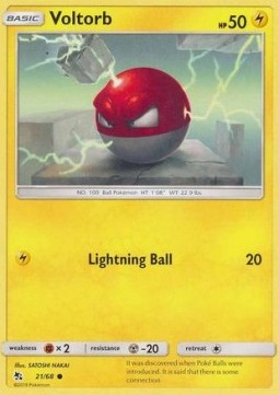 Voltorb - Hidden Fates (Common) [21]
