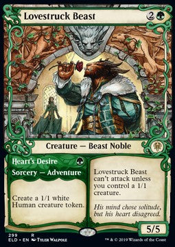 Lovestruck Beast // Heart's Desire - Throne of Eldraine: Extras (Rare) [XELD-299]