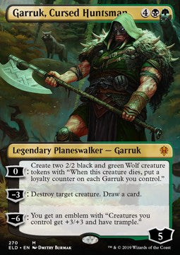 Garruk, Cursed Huntsman - Throne of Eldraine: Extras (Mythic) [270]