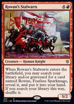 Rowan's Stalwarts - Throne of Eldraine: Extras (Rare) [307]