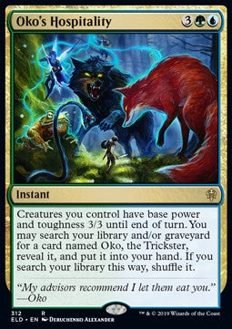 Oko's Hospitality - Throne of Eldraine: Extras (Rare) [XELD-312]