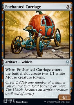Enchanted Carriage - Throne of Eldraine (Uncommon) [218]