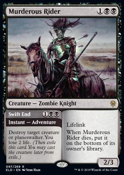 Murderous Rider // Swift End - Throne of Eldraine (Rare) [ELD-97]