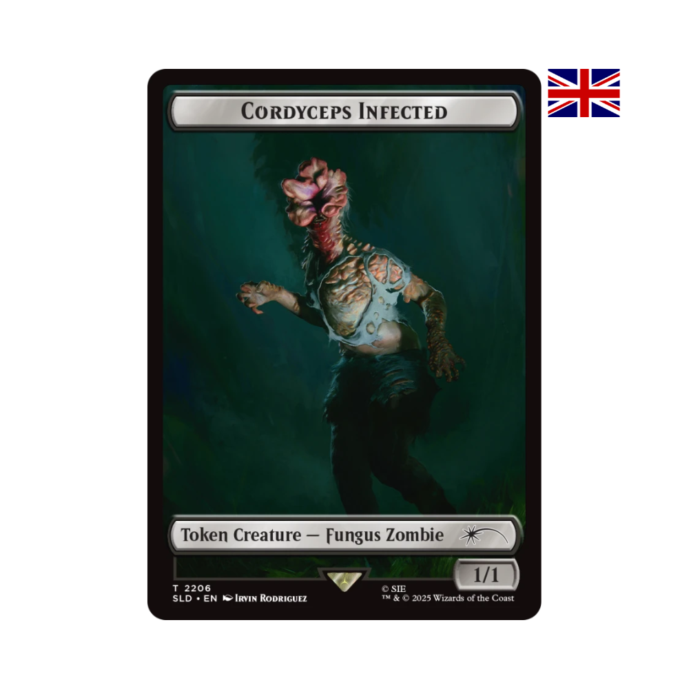 Cordyceps Infected Token Karte – Secret Lair x The Last of Us Part II Magic The Gathering